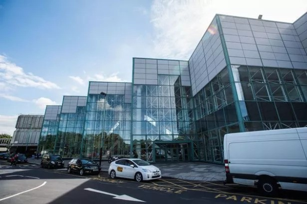 Modern glass building in Skelmersdale
